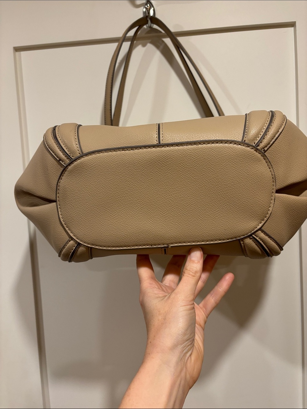 Zara Maxi Shopper bag in light tan - Picture 6 of 11